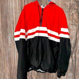 Rue 21 Carbon Women's Long Sleeve Full Zip Up Fall/Winter Jacket Red/Black